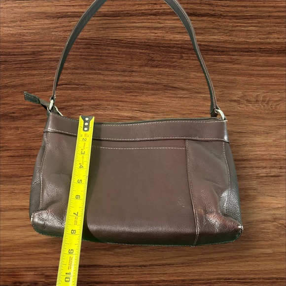 Le‎ Donne Leather Collection Brown Shoulder Bag Classic Everyday Style - Picture 5 of 8